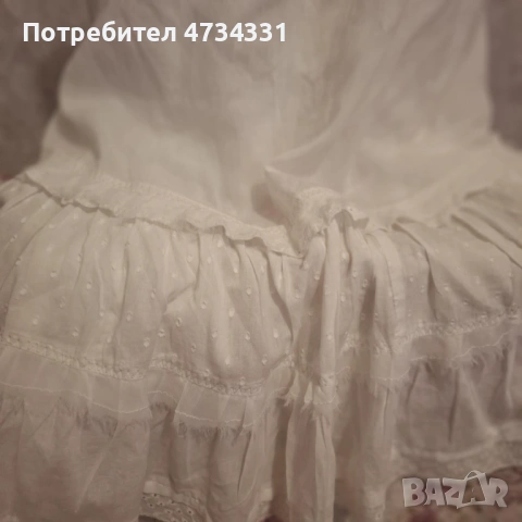 ZARA Бяла Рокля, снимка 3 - Рокли - 53526249