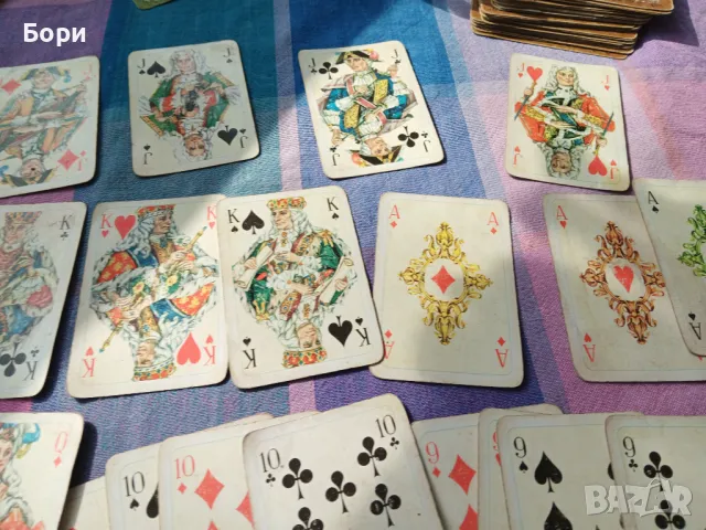 Rokoko ГДР стари карти червен гръб  /1, снимка 4 - Карти за игра - 49393524