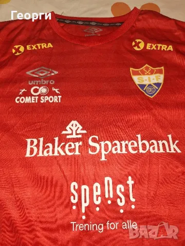Оригинална Umbro тениска Sørumsand IF – номер 10, дълъг ръкав (Норвегия), снимка 2 - Футбол - 50310463