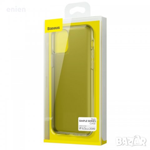 Baseus Simple Series TPU кейс за iPhone 11 PRO / черно-прозрачен, снимка 7 - Калъфи, кейсове - 27241792