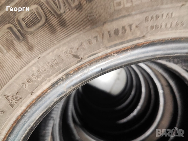 2бр.зимни гуми 205/65/16C Nokian, снимка 6 - Гуми и джанти - 52789130