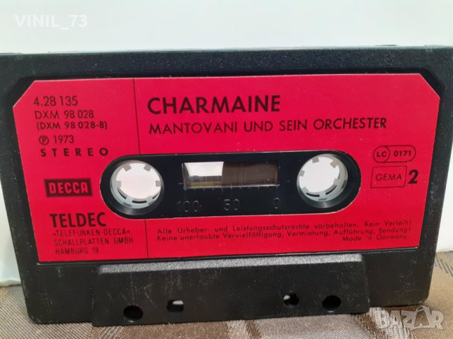  Mantovani Und Sein Orchester – Charmaine, снимка 2 - Аудио касети - 32218337