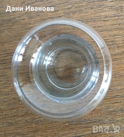 Стъклен свещник за цилиндрична свещ или вотив, снимка 3 - Декорация за дома - 28618689