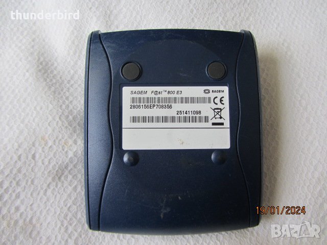 Sagem fast 800 E3 ADSL USB modem , снимка 3 - Други - 43893513