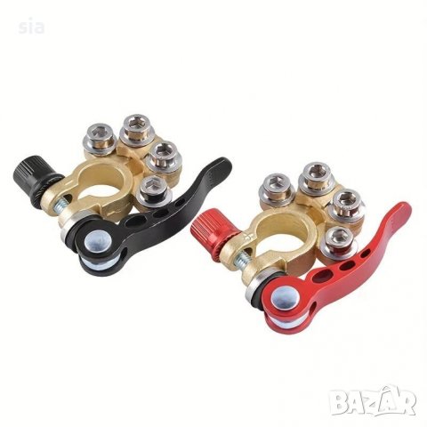 Клеми за акумулатор, 2 бр, бърза връзка, снимка 2 - Аксесоари и консумативи - 43656284