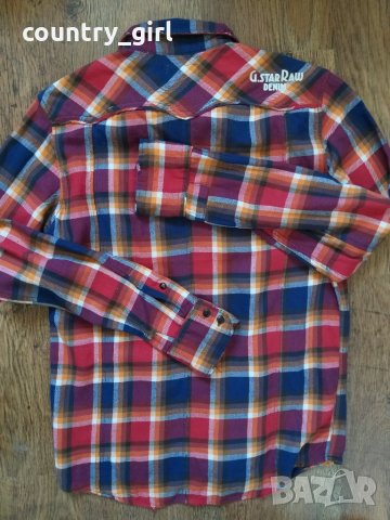 g-star midnight bergen shirt - страхотна мъжка риза КАТО НОВА, снимка 10 - Ризи - 27110632