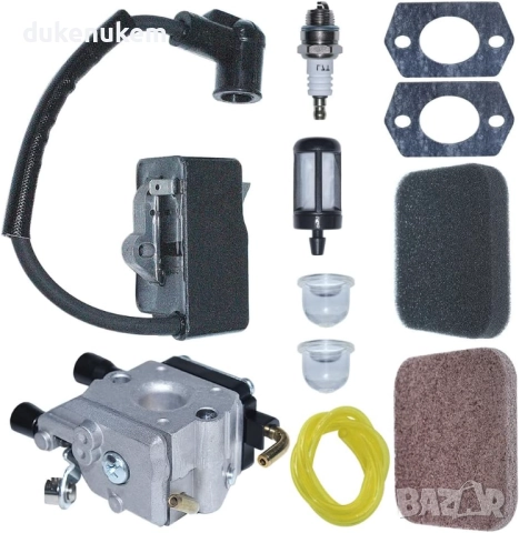 Карбуратор + Бобина комплект за Stihl FS75 / FS80 / FS85 – пълен ремонтен сет, снимка 4 - Градински инструменти - 52694909