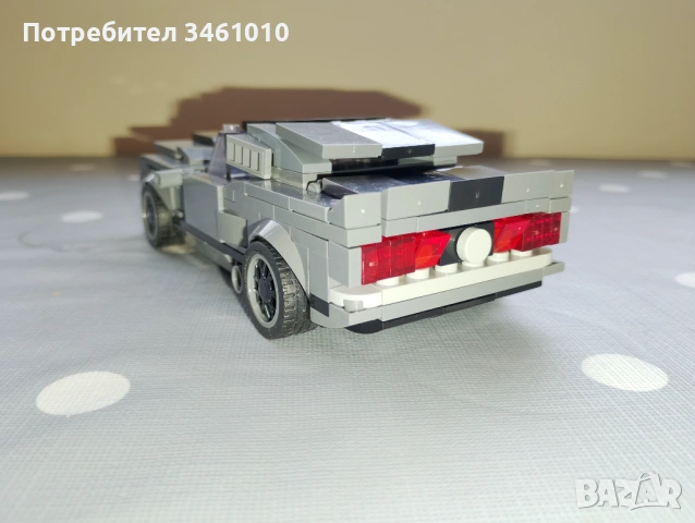 MOC конструктор количка - Мустанг Елинор - тухлички, съвместими с LEGO, снимка 3 - Конструктори - 53381098