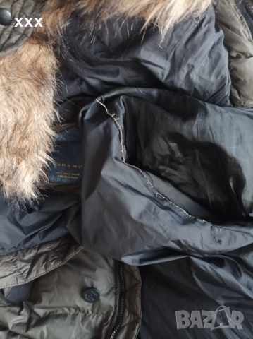 Zara пухено яке, снимка 7 - Якета - 53573853