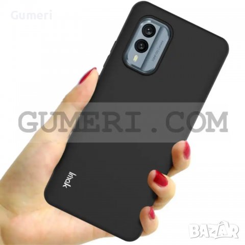 Nokia X30 - Силиконов Черен Гръб, снимка 3 - Калъфи, кейсове - 39769432