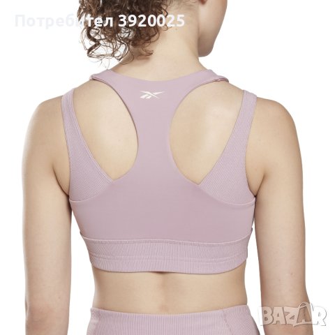 Спортният сутиен Reebok S Layered Bra Ld99 в цвят Infused Lilac,размер 12-14(М),Внос от UK, снимка 5 - Корсети, бюстиета, топове - 43359563