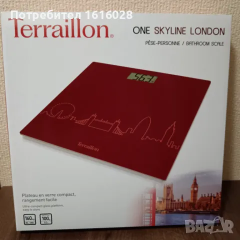Нов електронен стъклен кантар Terraillon., снимка 1