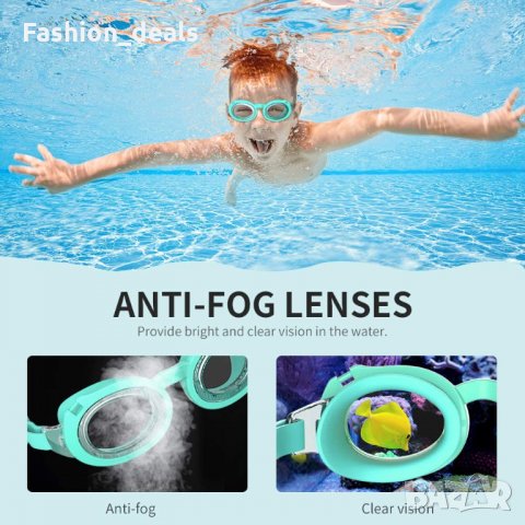 Нови Детски очила 2 в 1 с UV защита за плаж и против мъгла за плуване, снимка 5 - Други - 33614689