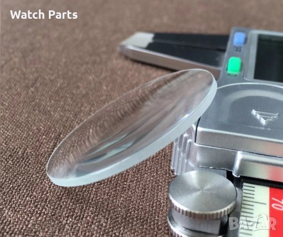 Минерално стъкло за часовник с един купол с дебелина 1,5 мм /2,0 мм от 30 мм до 39,5 мм диаметър, снимка 3 - Други - 37166596