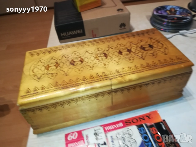 ГОЛЯМА ДЪРВЕНА КУТИЯ ЗА ЦИГАРИ ИЛИ КОЛЕКЦИЯ 1910251914, снимка 8 - Антикварни и старинни предмети - 52109632