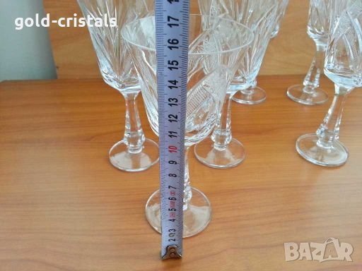 кристални чаши , снимка 8 - Антикварни и старинни предмети - 28429180