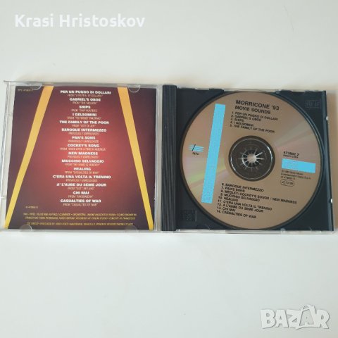 Morricone 93 – Movie Sounds cd, снимка 2 - CD дискове - 43401623
