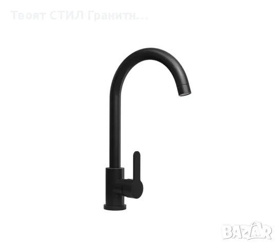 Черен гранитен смесител за кухня - Модел 5600
