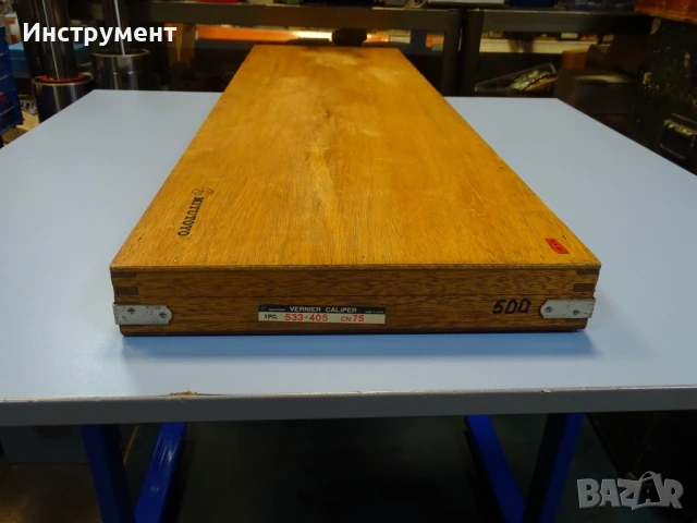 Шублер Mitutoyo 533-405 CN75 0-750mm 0.05mm Vernier Caliper със скосени върхове, снимка 11 - Шублери - 50808920
