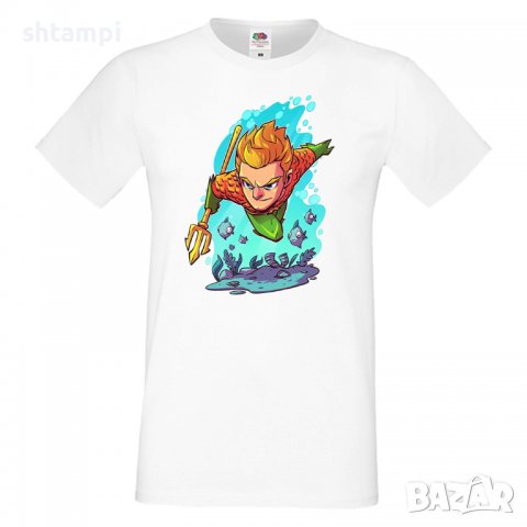 Мъжка тениска DC Aquaman Star Wars Игра,Изненада,Подарък,Геймър, , снимка 4 - Тениски - 36798472