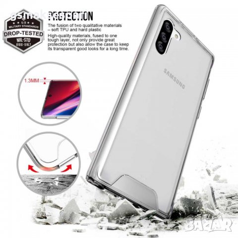 Samsung Galaxy Note 10 - Удароустойчив Кейс Гръб GUARD, снимка 4 - Калъфи, кейсове - 32570593