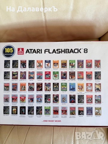 ATARI Flashback 8 – 105 вградени игри – Като нов, снимка 3 - Други игри и конзоли - 52721453