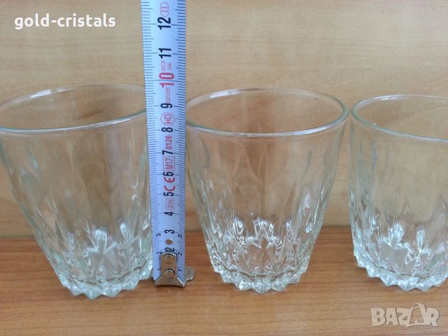 Руски стъклени чаши , снимка 2 - Антикварни и старинни предмети - 32737943