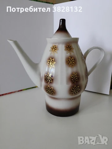 винтидж чайник, захарница и латиера от МФЗ, снимка 5 - Други ценни предмети - 51063457