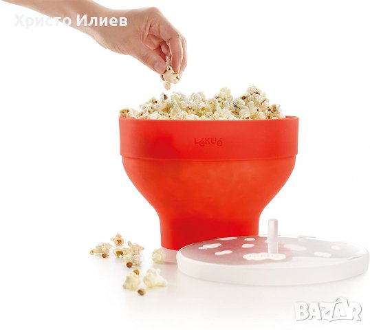 Силиконов Съд Машина Пуканки Пуклива Царевица Микровълнова Popcorn