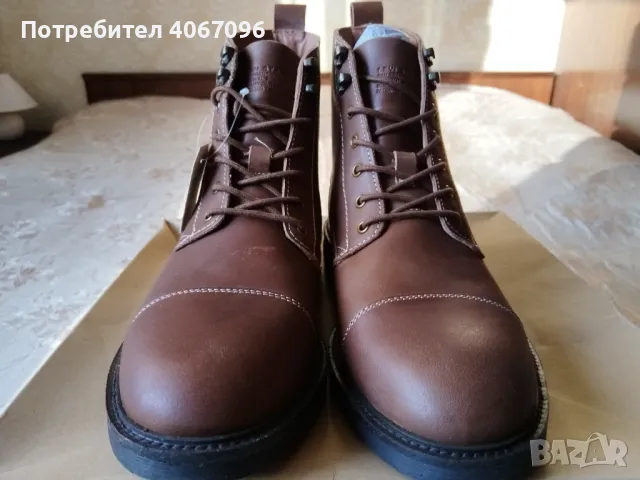 Високи мъжки обувки Levi's - размер 44, снимка 3 - Други - 47870156