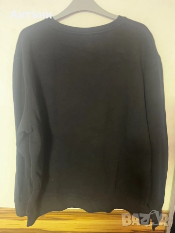 Блуза с дълъг ръкав в черно с кръгчета, снимка 2 - Блузи с дълъг ръкав и пуловери - 52870425