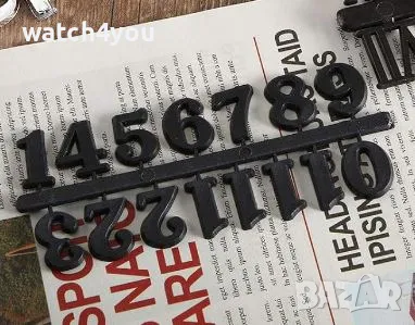 ЦИФРИ ЗА СТЕНЕН ЧАСОВНИК. ЦИФРИ ЗА 3D СТЕННИ ЧАСОВНИЦИ.3Д ЧАСОВНИК. ИЗРАБОТКА НА СТЕНЕН ЧАСОВНИК, снимка 2 - Стенни часовници - 50258781