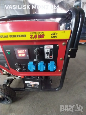 Bulpower 7.5kW Генератор за ток бензинов, снимка 7 - Генератори - 53239937