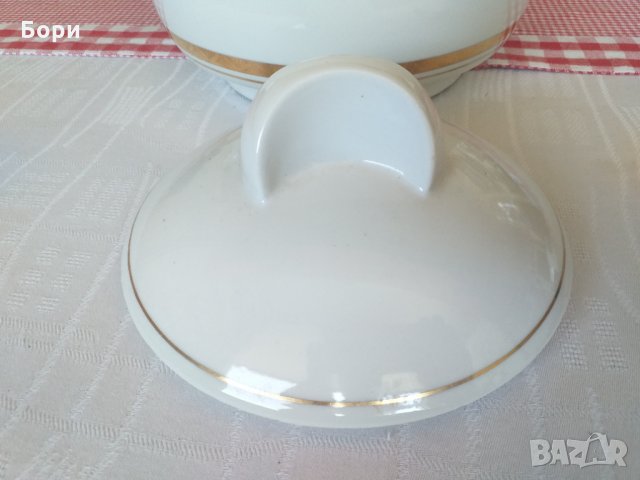 Български порцелан супник купа, снимка 7 - Чинии - 33680141
