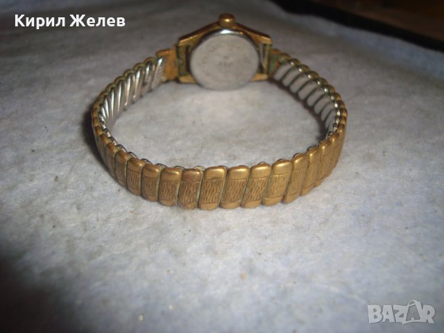 TRUMP WATCH 17 JEWELS СТАР ВИНТИДЖ ПОЗЛАТЕН ЛУКС МОДЕЛ с ПОЗЛАТЕНА ВЕРИЖКА ДАМСКИ МЕХ ЧАСОВНИК 25230, снимка 6 - Антикварни и старинни предмети - 36686241