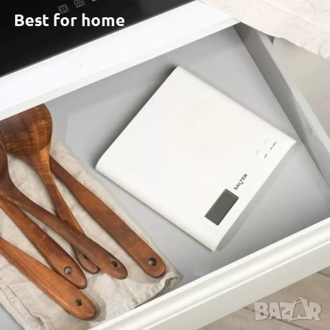  Прецизна, дигитална кухненска везна Salter ARC, LCD дисплей, 3 кг, снимка 4 - Електронни везни - 51263428