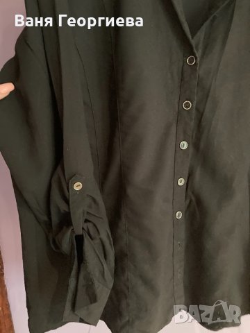 Черна риза, снимка 2 - Ризи - 33109067