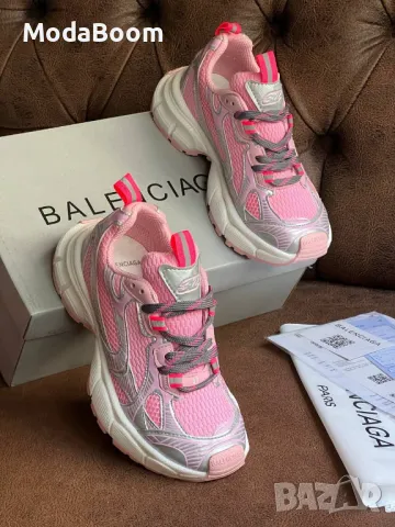 Balenciaga розови дамски маратонки , снимка 3 - Маратонки - 48452781