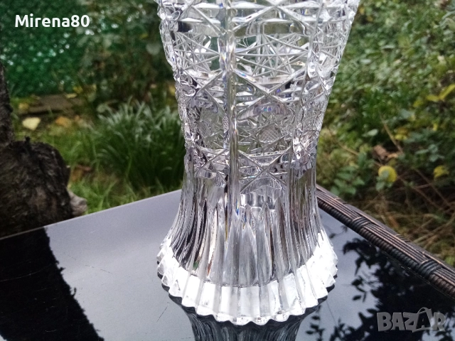 Българска кристална ваза - нова !, снимка 4 - Вази - 52654869