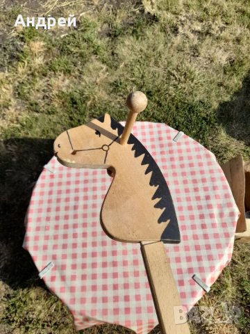 Старо дървено конче, снимка 4 - Други ценни предмети - 33663825