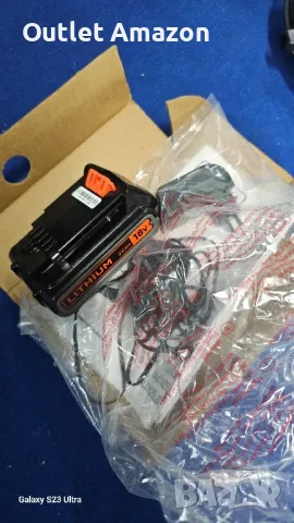 Моторна коса Black&Decker, GLC1823L20, Електрическа 18V, Батерии Li-Ion 2.0Ah, снимка 4 - Градинска техника - 49839979