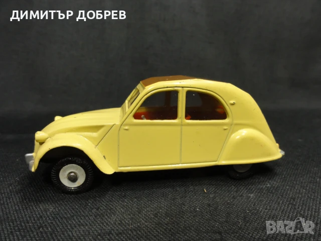 1/43 DINKY ATLAS CHINA CITROEN 2CV МЕТАЛНА КОЛИЧКА, снимка 2 - Колекции - 51008874