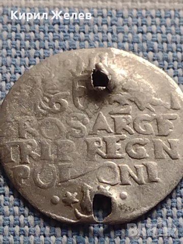 Сребърна монета 3 гроша 1621г. Сигизмунд трети ПОЛША 28463, снимка 7 - Нумизматика и бонистика - 42930939