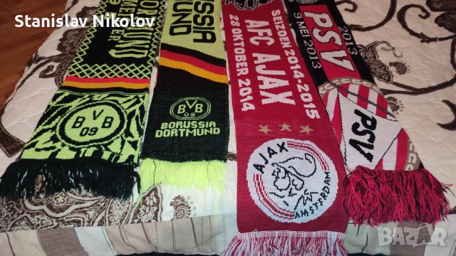 Футболни шалове на AEK, Sturm Graz, Rapid Wien, Dortmund, Bayern M., снимка 8 - Футбол - 40405002