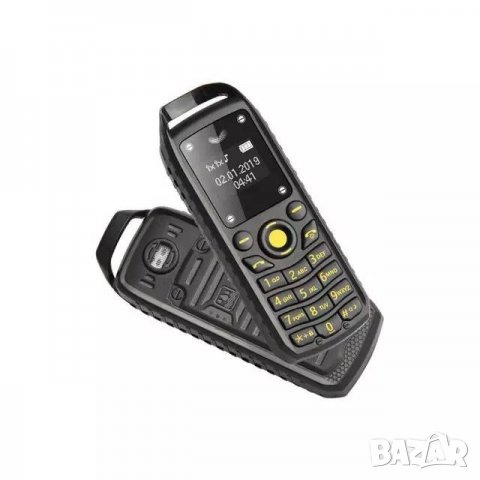 Мини телефон, Мобилен малък телефон удароустойчив, водоустойчив с българско меню български B25 CAT  , снимка 4 - Други - 28810158