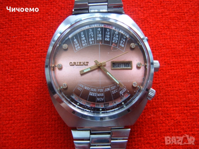  Ориент Вечен Календар мъжки часовник  Ретро Класика!