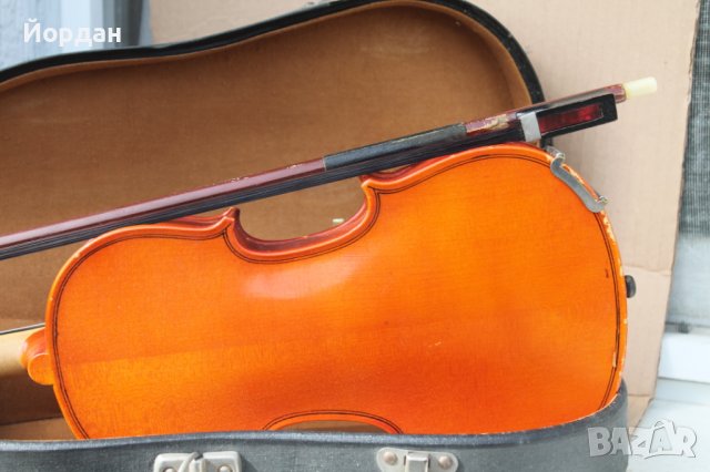 Българска цигулка Кремона  с лък , снимка 5 - Струнни инструменти - 36712941