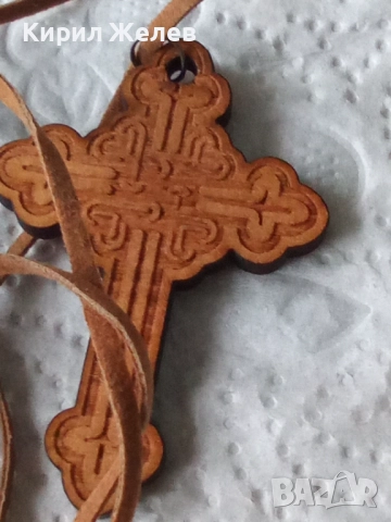 Дървен кръст 31420, снимка 2 - Антикварни и старинни предмети - 52581783