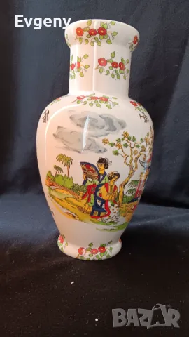 Керамична китайская ваза , снимка 3 - Вази - 49283563