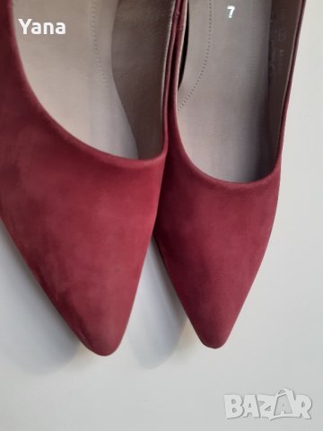 Обувки от естествен велур Gabor, размер 41, снимка 1 - Дамски обувки на ток - 43972888